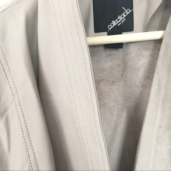 [SOLD] NWOT Collection B Faux Leather Blazer - Picture 4 of 4